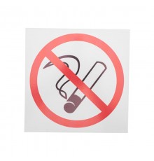 Табличка ПВХ информационный знак "Курить запрещено" 200х200мм  56-0035-2  REXANT