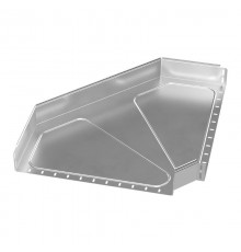 Угол горизонтальный 90 градусов Стандарт INOX (AISI 304) 600х100  PR16.3514  Промрукав