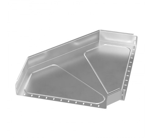 Угол горизонтальный 90 градусов Стандарт INOX (AISI 304) 600х100  PR16.3514  Промрукав