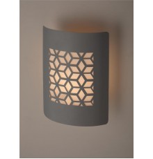 Декоративная подсветка WL24 E27 MAX40W IP44 хром/белый  Б0034623  ЭРА