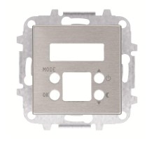 Накладка терморегулятора 8140.5, серия SKY, цвет нержавеющая сталь  2CLA854050A1401  ABB