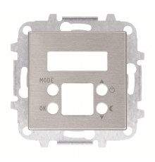 Накладка терморегулятора 8140.5, серия SKY, цвет нержавеющая сталь  2CLA854050A1401  ABB