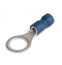 Наконечники кольцевые изолированные с ПВХ манжетой 2,5-4 синие (100 шт/уп)  PR08.10408  Промрукав