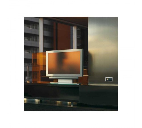 Simon 82 Рамка декоративная, 4 поста, S82 Nature, Металл, нержавеющая сталь-графит  82847-37  Simon