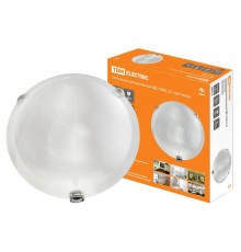 Светильник декоративный СД 2х60Вт ЛН/КЛЛ Е27 круг белый (в индивид. коробке)  SQ0358-0004'  TDM