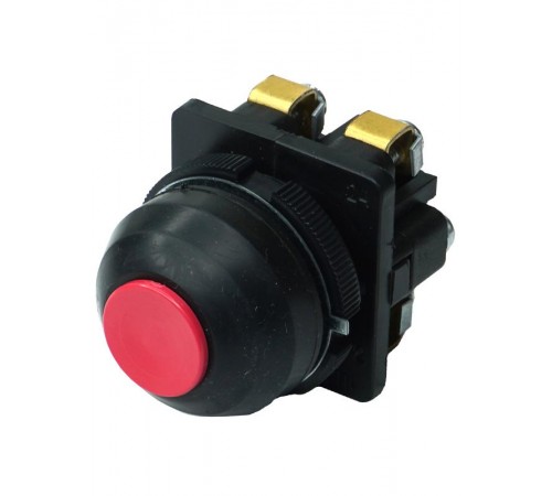 КЕ-081 У2 исп.2, красный, 1з+1р, цилиндр, IP54, 10А, 660В, выключатель кнопочный (ЭТ)  ET502359  Электротехник