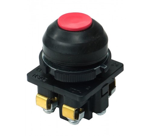КЕ-081 У2 исп.2, красный, 1з+1р, цилиндр, IP54, 10А, 660В, выключатель кнопочный (ЭТ)  ET502359  Электротехник