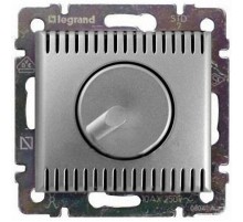 Valena Алюминий Светорегулятор поворотный 100-1000W для л/н, галог. ламп с обмоточным т-ром  770260  Legrand