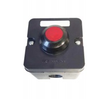 ПКЕ 222-1 У2, 10А, 660В, 1 элемент, красный цилиндр (с протектором), накладной, IP54, пост управления  (ЭТ)  ET011984  Электротехник