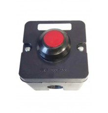 ПКЕ 222-1 У2, 10А, 660В, 1 элемент, красный цилиндр (с протектором), накладной, IP54, пост управления  (ЭТ)  ET011984  Электротехник