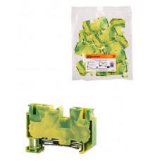 Зажим клеммный безвинтовой ЗКБ PEN быстрого зажима 6 мм2 (Ph-C PT 6-PE)  SQ0822-0172  TDM