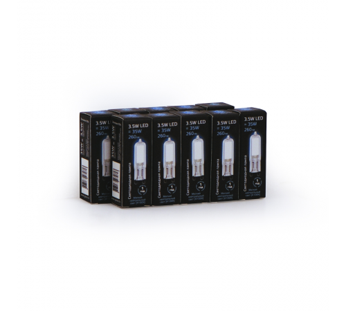 Лампа светодиодная LED 3,5Вт G9 AC220-240В 4100К Glass  107809203  Gauss