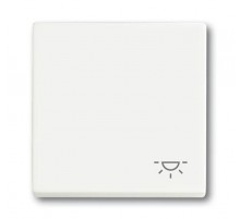 Клавиша для механизма 1-клавишного выключателя, c символом ""СВЕТ"" Future/Axcent/Carat/Династия, белый бархат  2CKA001751A3192  ABB
