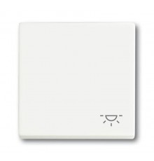 Клавиша для механизма 1-клавишного выключателя, c символом ""СВЕТ"" Future/Axcent/Carat/Династия, белый бархат  2CKA001751A3192  ABB