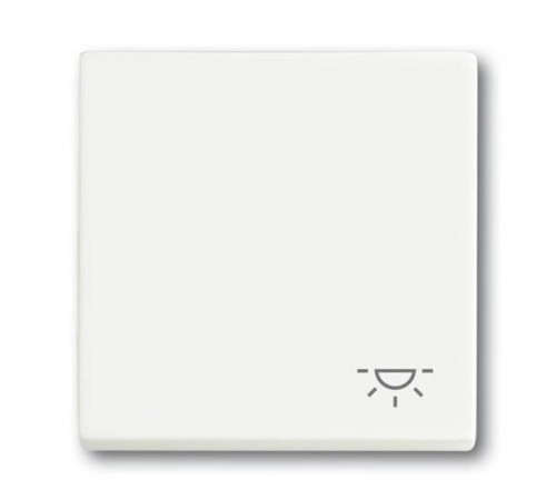 Клавиша для механизма 1-клавишного выключателя, c символом ""СВЕТ"" Future/Axcent/Carat/Династия, белый бархат  2CKA001751A3192  ABB