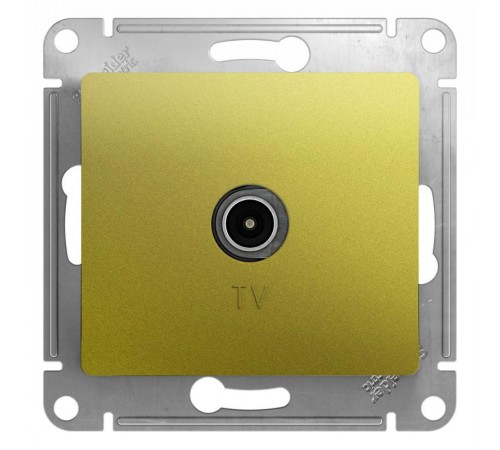 Glossa Фисташковый Розетка TV, механизм  GSL001093  SE