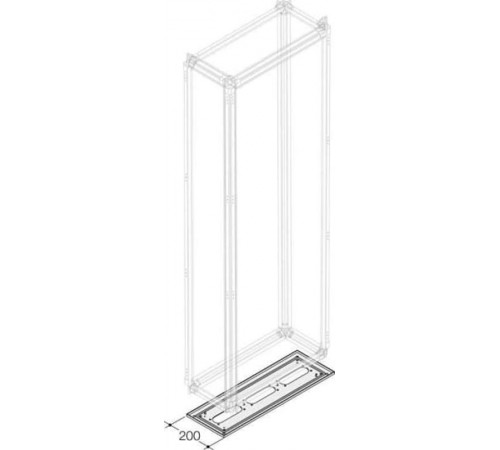 Панель нижн.для фланцев EV 750х200(ШхГ)   1STQ002322B0000   ABB