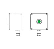 Взрывозащищенный пост управления из полиэстера CPE-P-03-(1xP1G(11))-1xKH2MHK(C)1Ex d e IIC Т5 Gb / Ex tb IIIC T95°C Db IP66/КЗ  2231.031.22.1215  DK