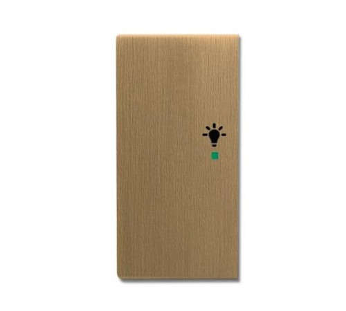 SRL-2-L-840 Клавиша двойная левая free@home, освещение, Династия, латунь античная  6220-0-0377   2CKA006220A0377  ABB