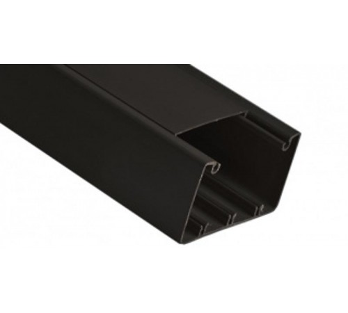 Кабель-канал "РУВИНИЛ" 100х60х2000мм (черный)  РКК-100х60-Ч  Рувинил