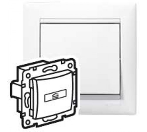 Valena Белый Выключатель карточный с таймером  774234  Legrand