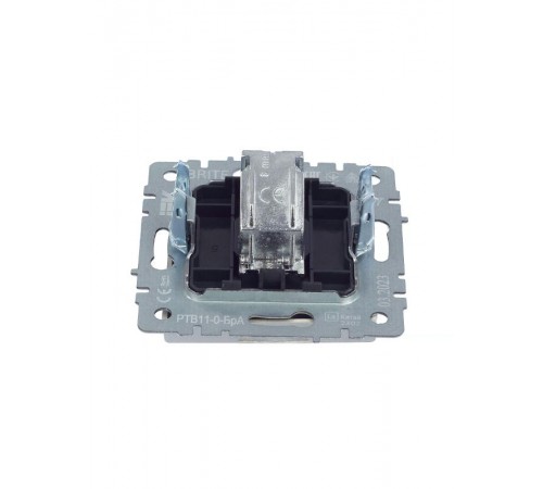 BRITE Розетка TV оконечная РТВ11-0-БрА алюминий   BR-A10-O-K47  IEK