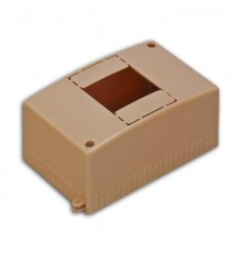 Щиток тусо о/п на 4 модуля 130х90х65мм(коричневая)  68024К  Рувинил