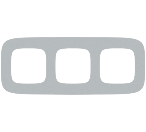 Valena ALLURE Алюминий Рамка 3-ая  754393  Legrand