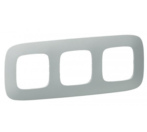 Valena ALLURE Алюминий Рамка 3-ая  754393  Legrand