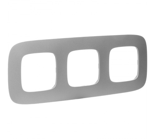 Valena ALLURE Алюминий Рамка 3-ая  754393  Legrand