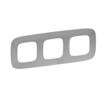 Valena ALLURE Алюминий Рамка 3-ая  754393  Legrand