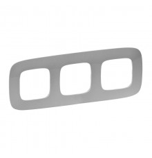 Valena ALLURE Алюминий Рамка 3-ая  754393  Legrand