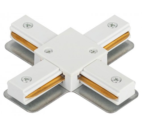 Коннектор TR-1PA-СX-WH X-образный для однофазного шинопровода белый  Б0054469  ЭРА