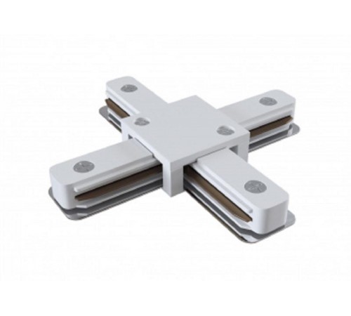 Коннектор TR-1PA-СX-WH X-образный для однофазного шинопровода белый  Б0054469  ЭРА