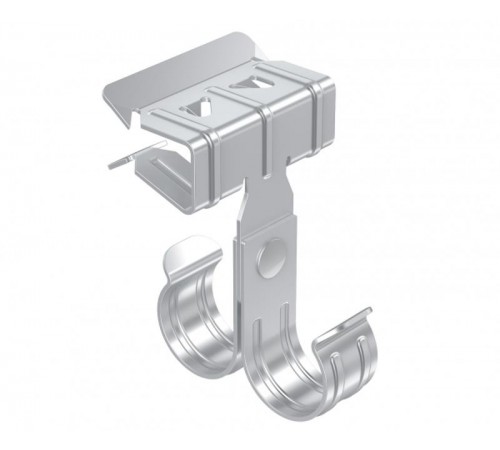 Зажим балочный 3-8 мм под трубу двойной 20 мм TDZ  ZB3-8-Tr20-25W  EKF