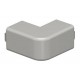 Крышка внешнего угла кабельного канала WDK 20x20 мм (ПВХ,серый) (WDK HA20020GR)  6158331  OBO Bettermann