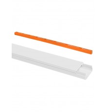 Кабель-канал 20х10 (9 шт по 2 м) белый (розн.упак.)  SQ0402-3804  TDM