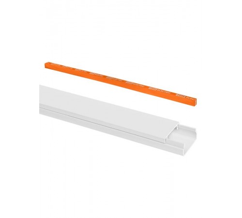 Кабель-канал 20х10 (9 шт по 2 м) белый (розн.упак.)  SQ0402-3804  TDM