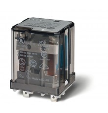 Силовое электромеханическое реле; монтаж в розетку или наконечники Faston 187 (4.8х0.5мм); 2NO 16A  623291250360  Finder