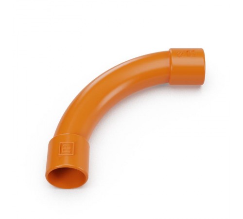 Соединитель угловой оранжевый d16 мм (70шт/980шт уп/кор)  PR13.1168  Промрукав