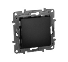 Etika Антрацит Кнопка автоматическая 6А  672614  Legrand