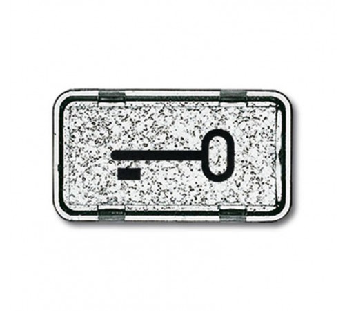 Линза прозрачная с символом "КЛЮЧ", серия Allwetter 44  1714-0-0286   2CKA001714A0286  ABB