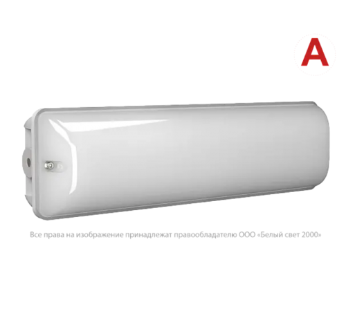 Указатель аварийный светодиодный METEOR BS-891-10x0,3 LED 1ч непостоянный накладной IP65  a14404  Белый свет