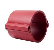 Труба гладкая разборная ПНД 160 мм (750Н), красная PROxima  tr-hdpe-160-750-red  EKF
