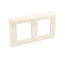 Рамка на 2+2 модуля (2-местная). слоновая кость. RAL9001  75012O  DKC