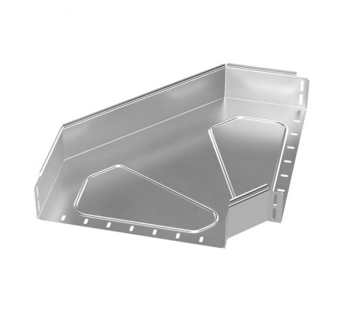 Угол горизонтальный 90 градусов Стандарт INOX (AISI 304) 400х100  PR16.3508  Промрукав