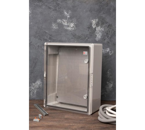 Щит пластиковый с монтажной платой прозрачная дверь (ВхШхГ) 500х400х180мм IP65 PROxima  PBT65MP006  EKF