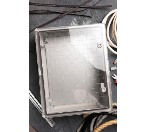 Щит пластиковый с монтажной платой прозрачная дверь (ВхШхГ) 500х400х180мм IP65 PROxima  PBT65MP006  EKF