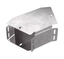 Угол горизонтальный 45 градусов с крышкой Стандарт 150х100  PR16.0428  Промрукав