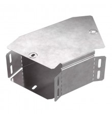 Угол горизонтальный 45 градусов с крышкой Стандарт 150х100  PR16.0428  Промрукав